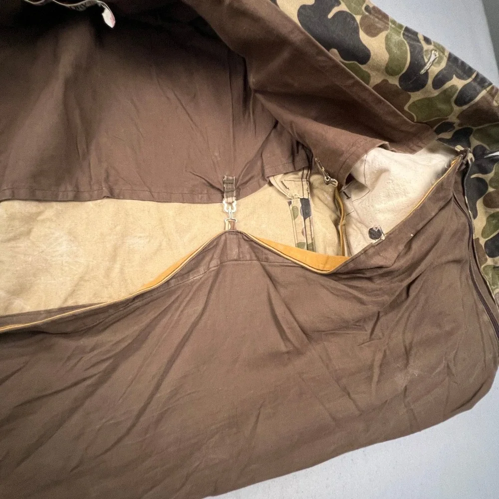 RedHead Bone-Dry Hunting Jacket Men 44 Camo Duck Hunter Vintage Canvas FieldCoat